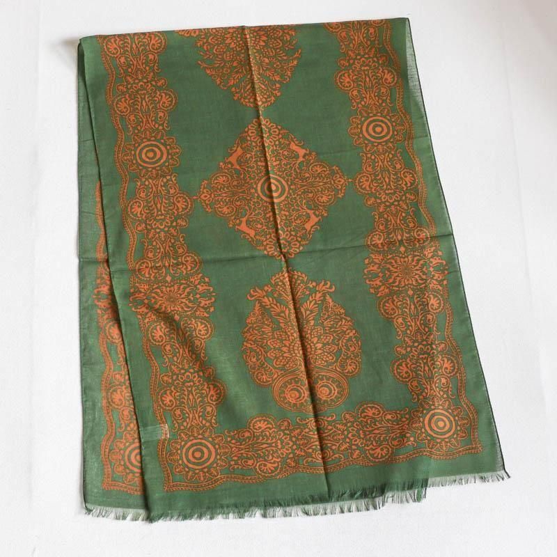 Stole Cotton Gouze Olive