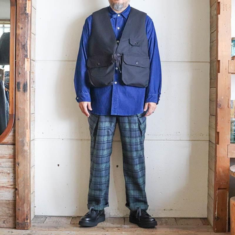 Fowl Vest - Cotton Double ClothBlack




