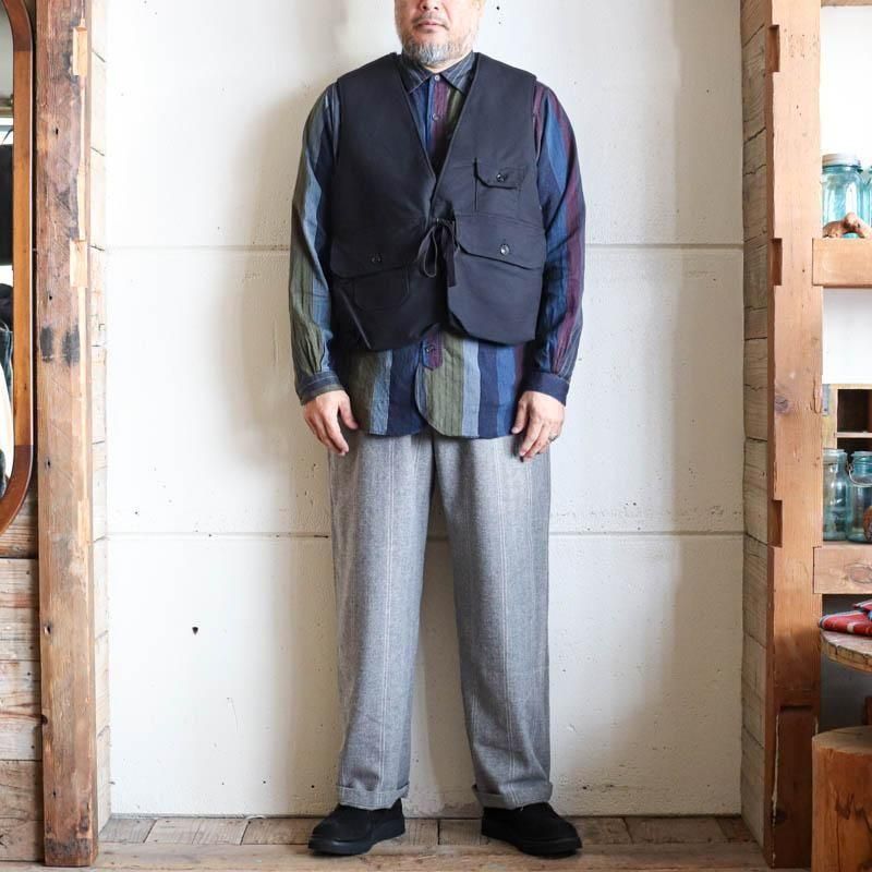 Fowl Vest - Cotton Double ClothBlack




