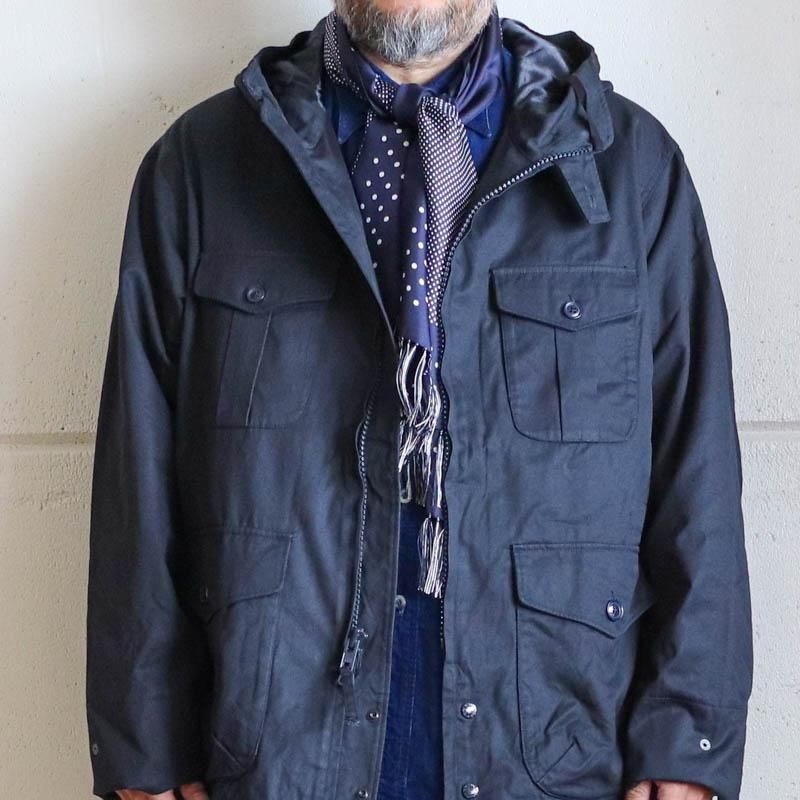 POST O'ALLS 【ポストオーバーオールズ】1993 SCARF Silk / Navy x