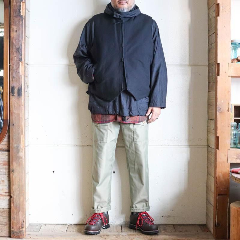 LL Vest Cotton Double ClothBlack



