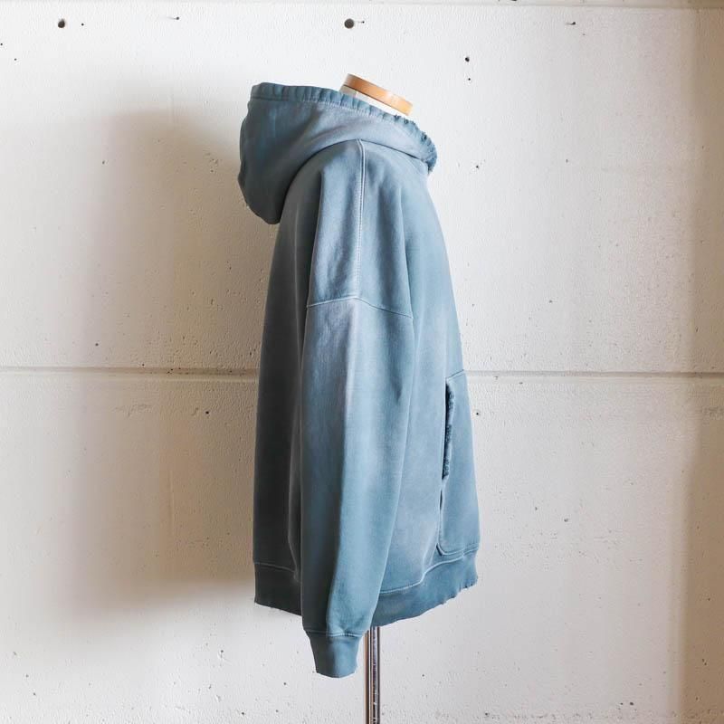 Oversized Crop HoodieAged Emerald Green