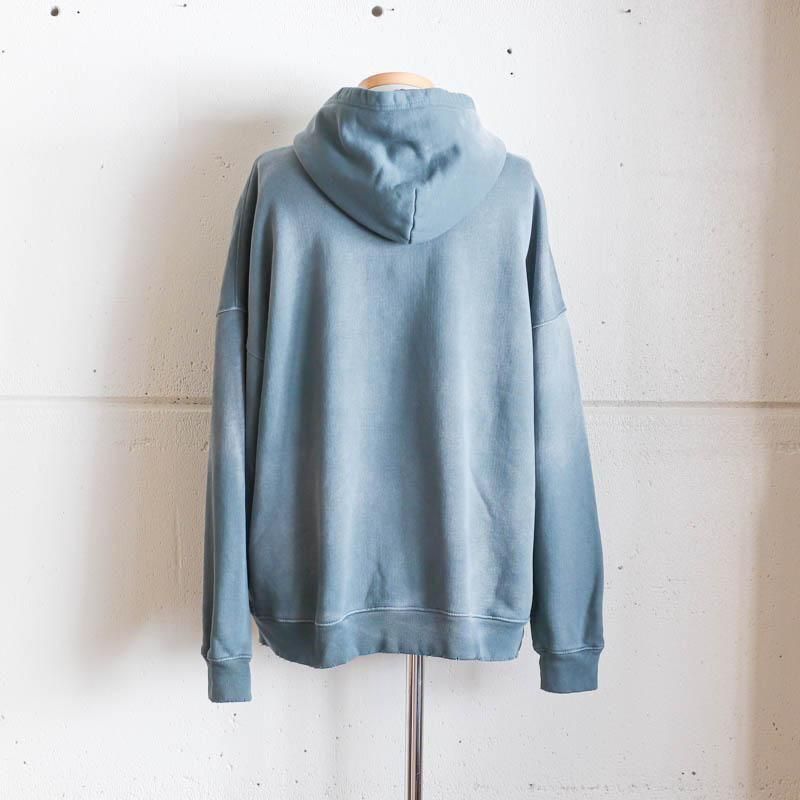 Oversized Crop HoodieAged Emerald Green