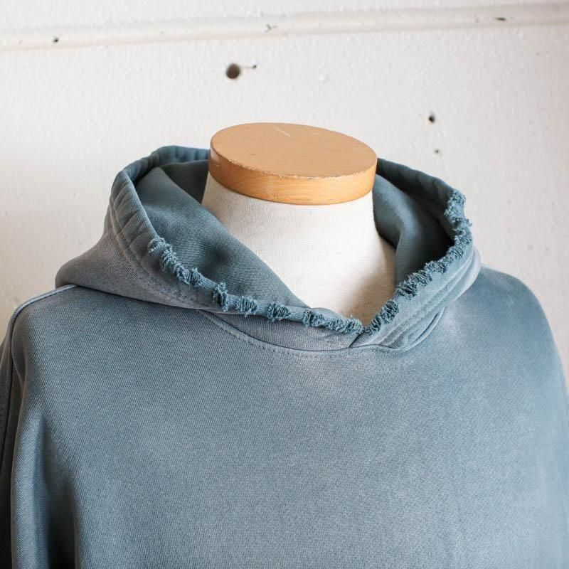 Oversized Crop HoodieAged Emerald Green