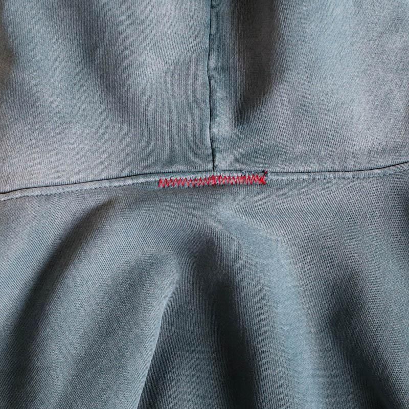 Oversized Crop HoodieAged Emerald Green