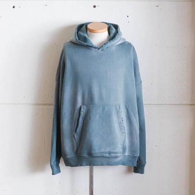 Oversized Crop HoodieAged Emerald Green