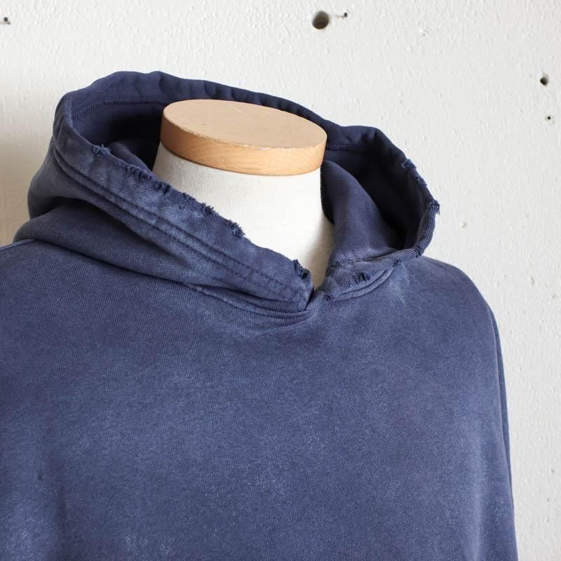 Oversized Crop HoodieAged Navy