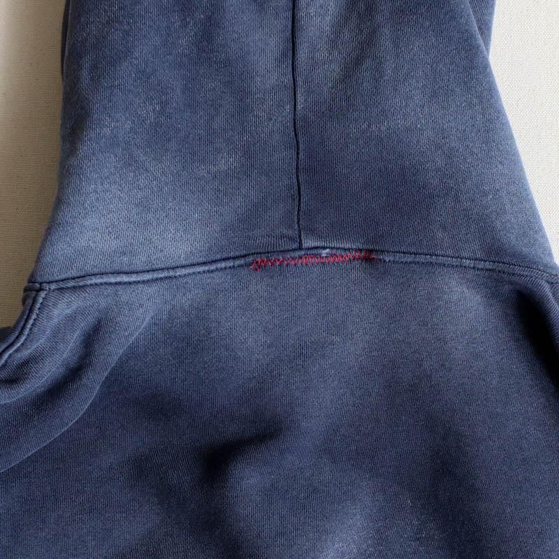 Oversized Crop HoodieAged Navy
