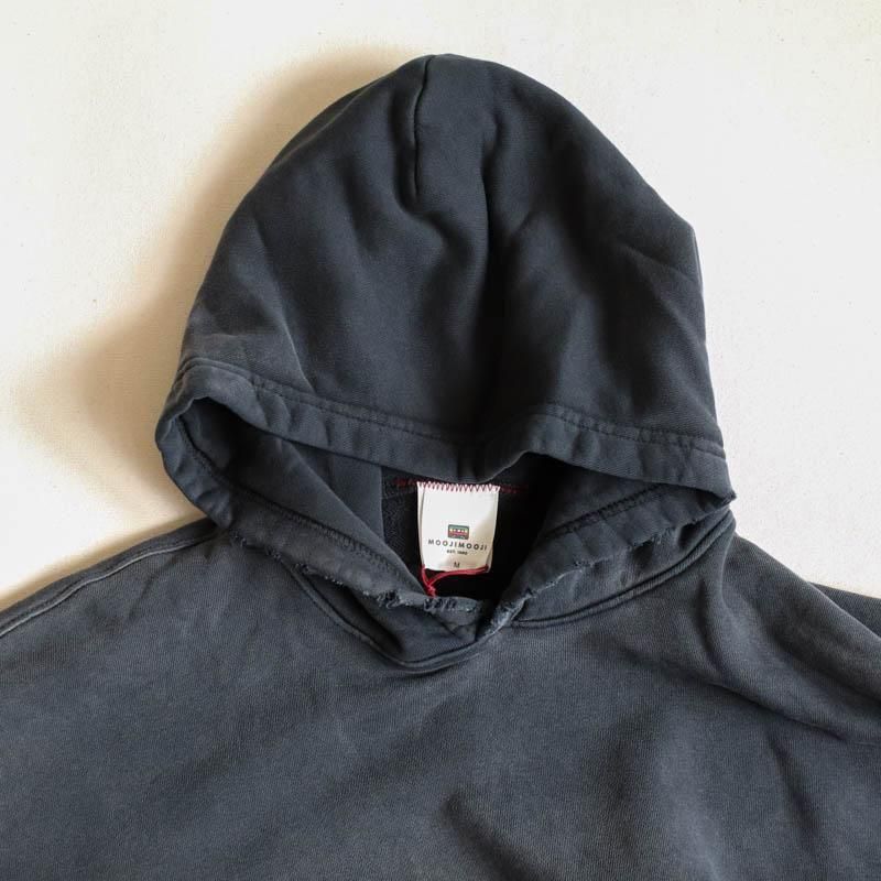 Oversized Crop HoodieAged Black