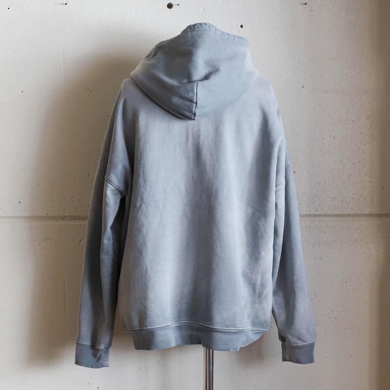 Oversized Zip Up HoodieAged Grey