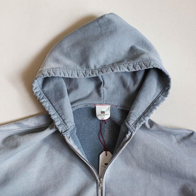 Oversized Zip Up HoodieAged Grey