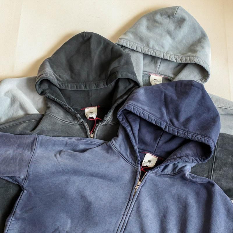 トップス MOOJI MOOJI Zip Up HOODIE AGED GREY OVERSIZED ZIP-UP HOODIE AGED GREY — MOOJIMOOJI