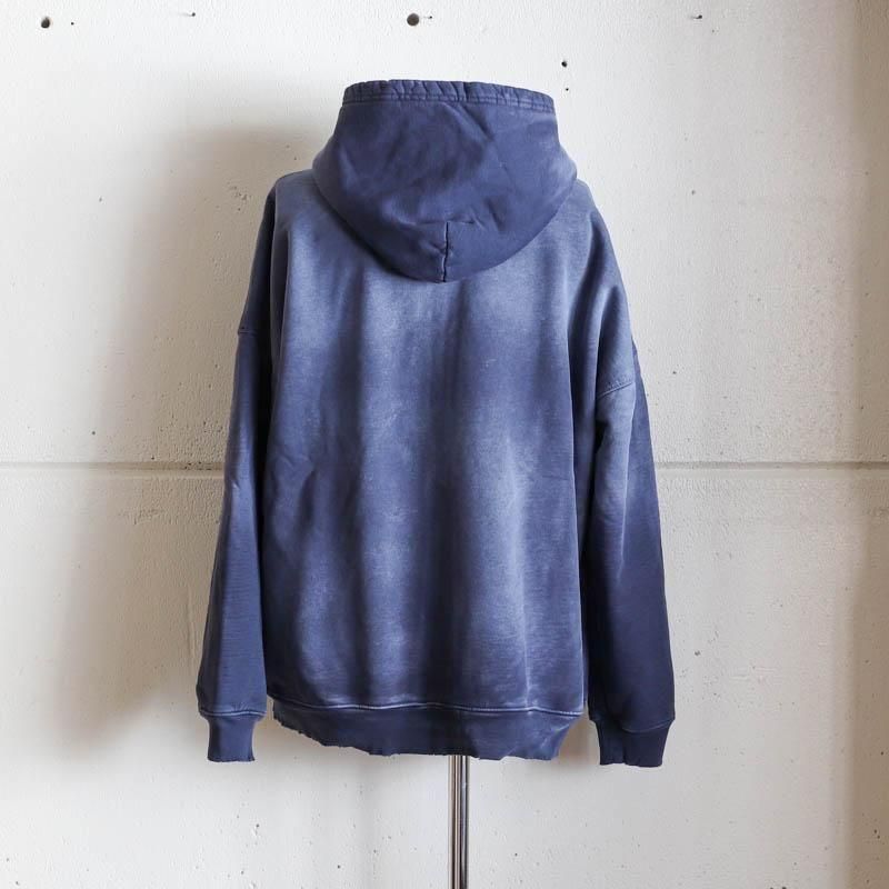 Oversized Zip Up HoodieAged Navy