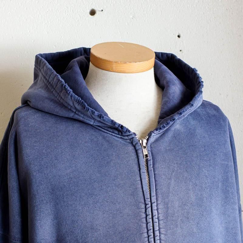 Oversized Zip Up HoodieAged Navy