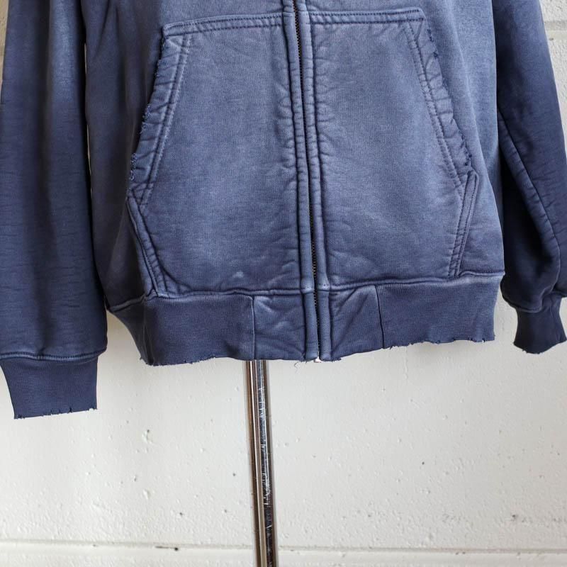 Oversized Zip Up HoodieAged Navy