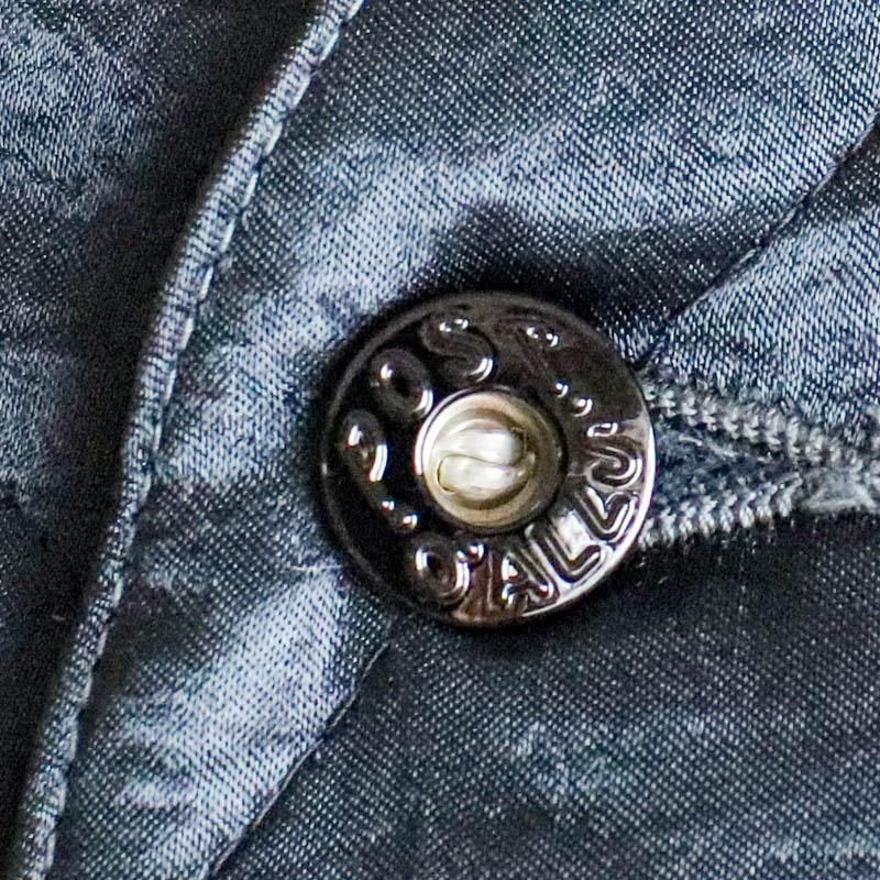 POST 47DVQuilted Acetate sateenDk.Gray