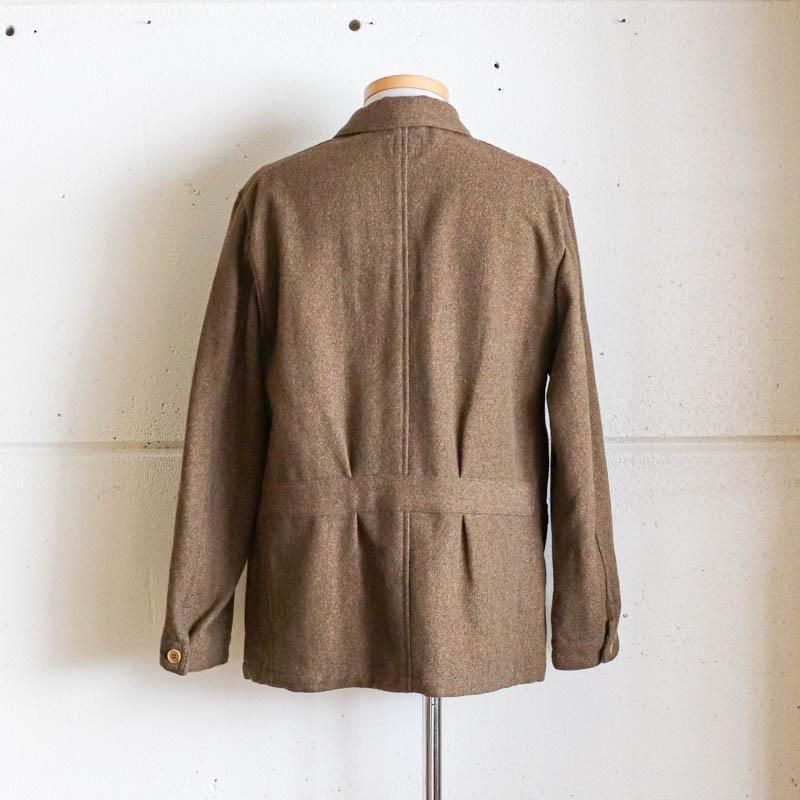 POST O'ALLS【ポストオーバーオールズ】OK 1930 Basket tweed Brown