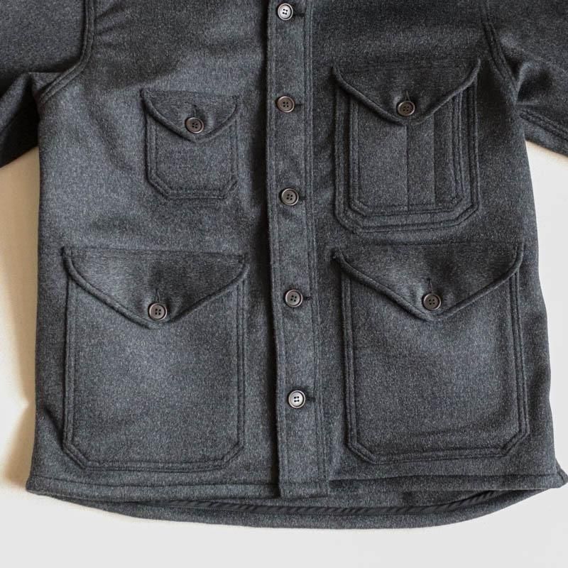 未使用POST O'ALLS Cruzer 8 Wool melton USA製 POST O'ALLS / 2106R / CRUZER 5-R / wool melton - charcoal