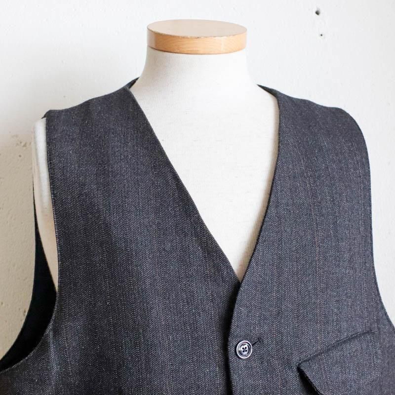 CHISELArtisan Vest Heritage chevron Dk.Grey