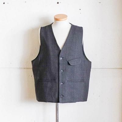 CHISELArtisan Vest Heritage chevron Dk.Grey