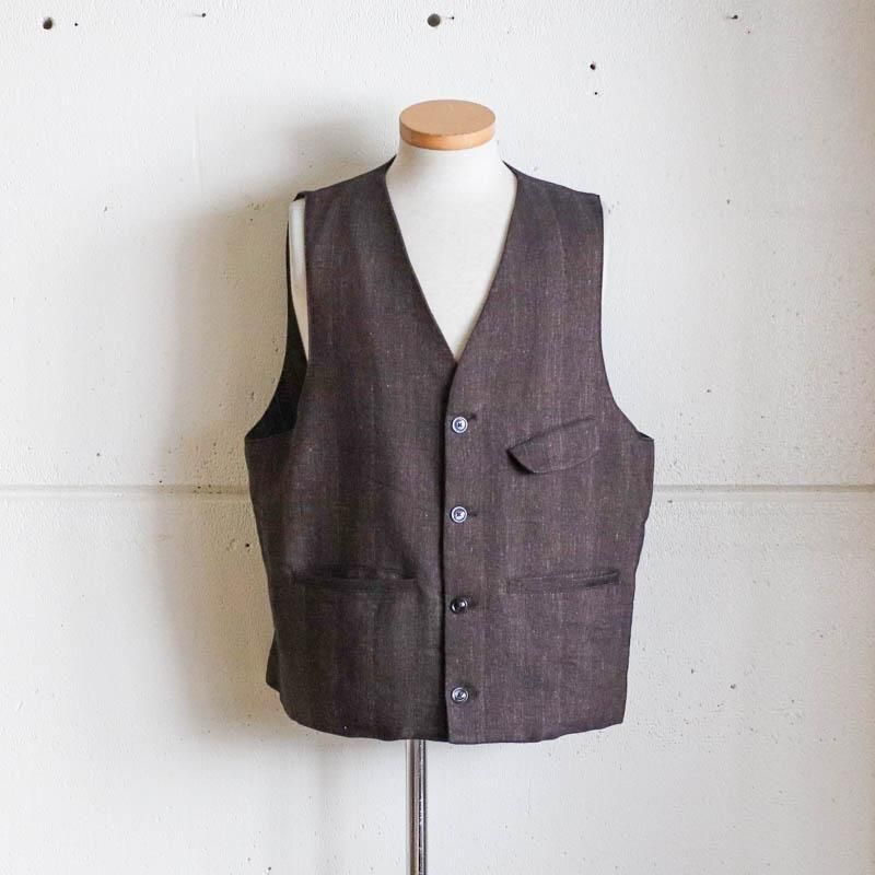 CHISELArtisan Vest Fusion herringboneBurnt