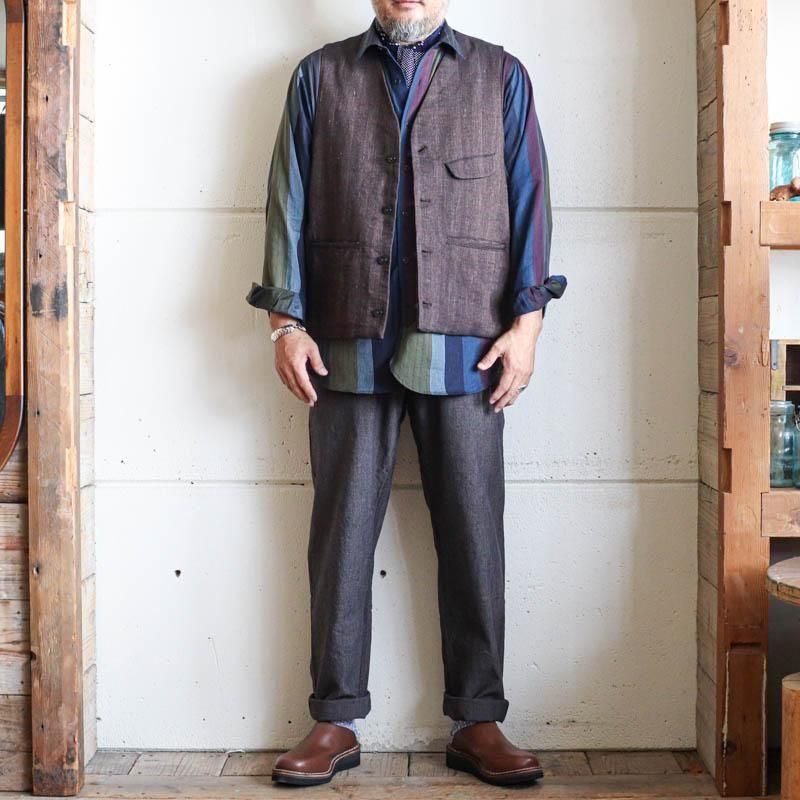 CHISELArtisan Vest Fusion herringboneBurnt