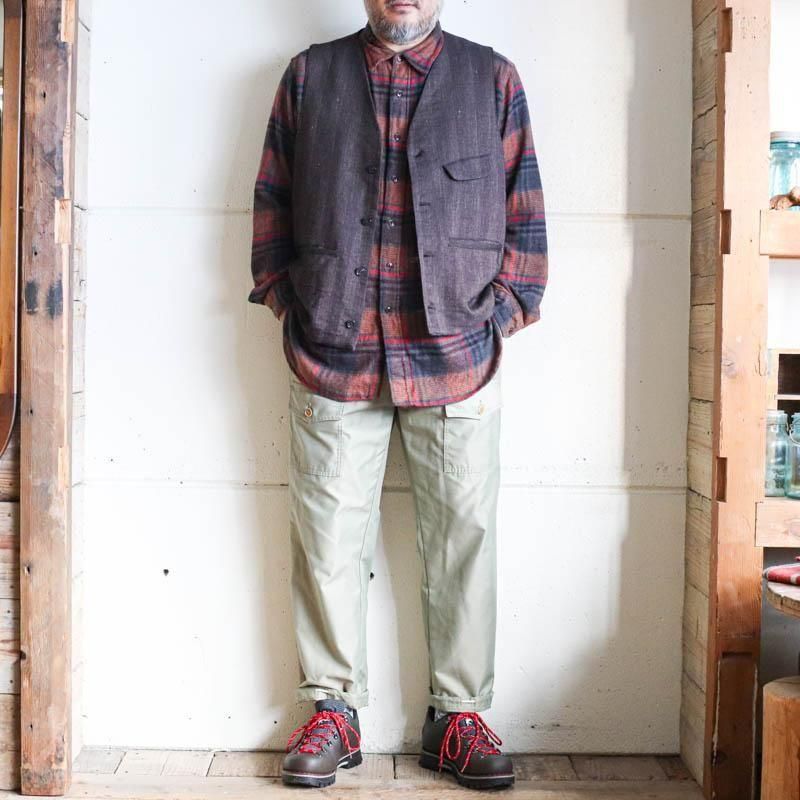 CHISELArtisan Vest Fusion herringboneBurnt