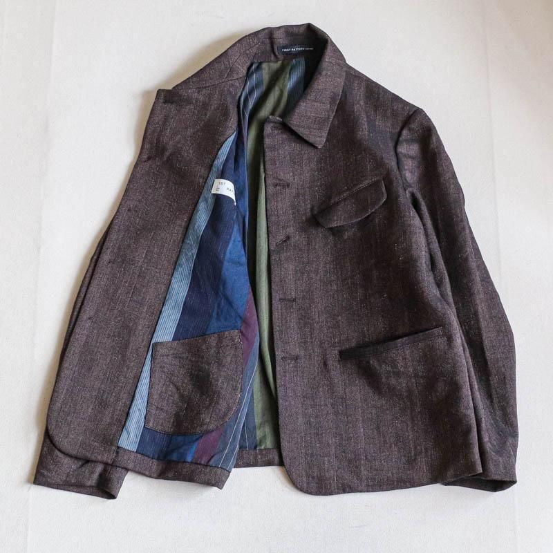 ARTISArtisan Jacket Fusion herringboneBurnt