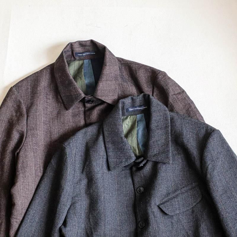 ARTISArtisan Jacket Fusion herringboneBurnt