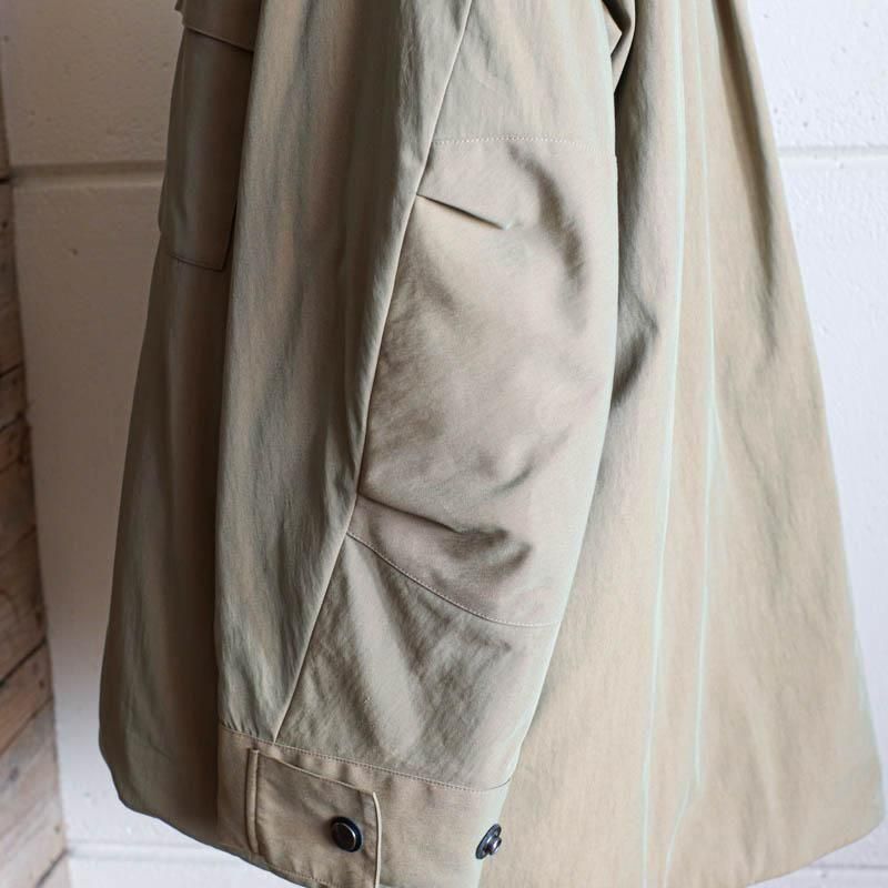Quilted Shirt Jacket  Beige