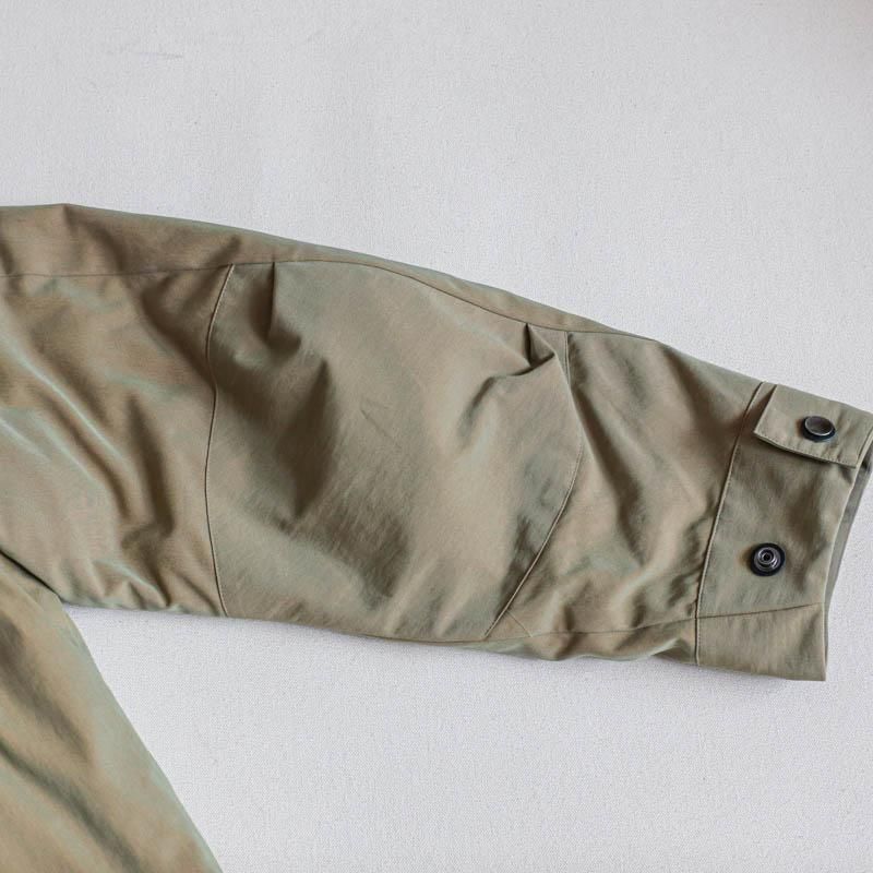 Quilted Shirt Jacket  Beige