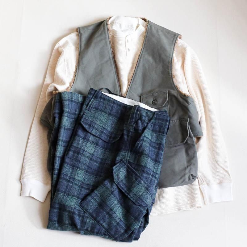 Easy Cargo TrousersCheck Green