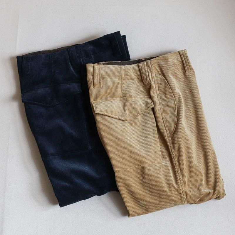 Corduroy Trousers Beige