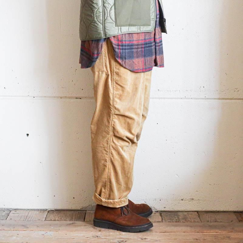 Corduroy Trousers Beige