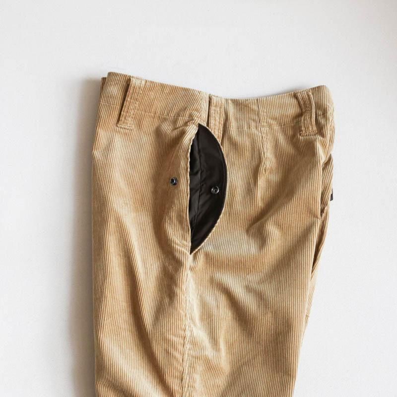 Corduroy Trousers Beige