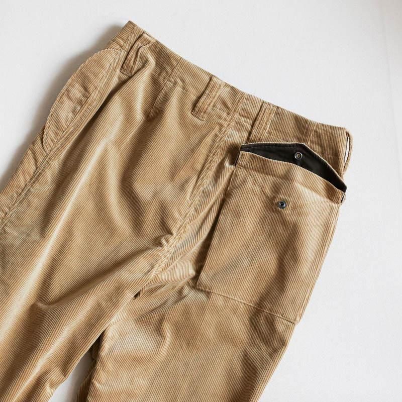 Corduroy Trousers Beige