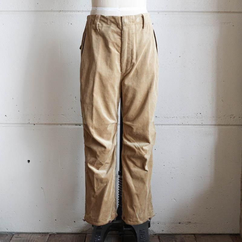 Corduroy Trousers Beige