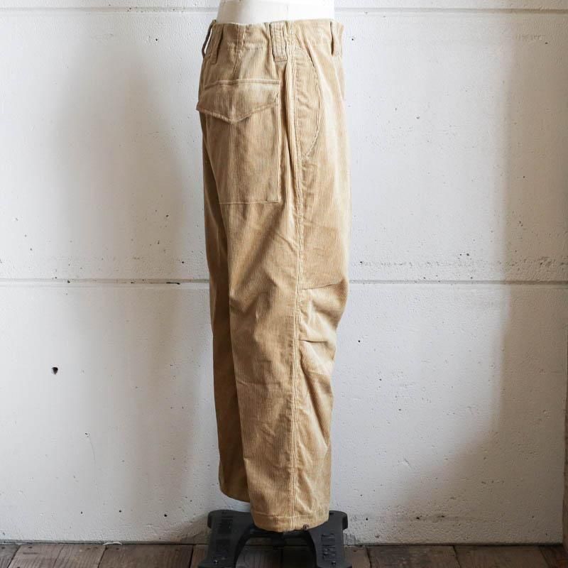 Corduroy Trousers Beige