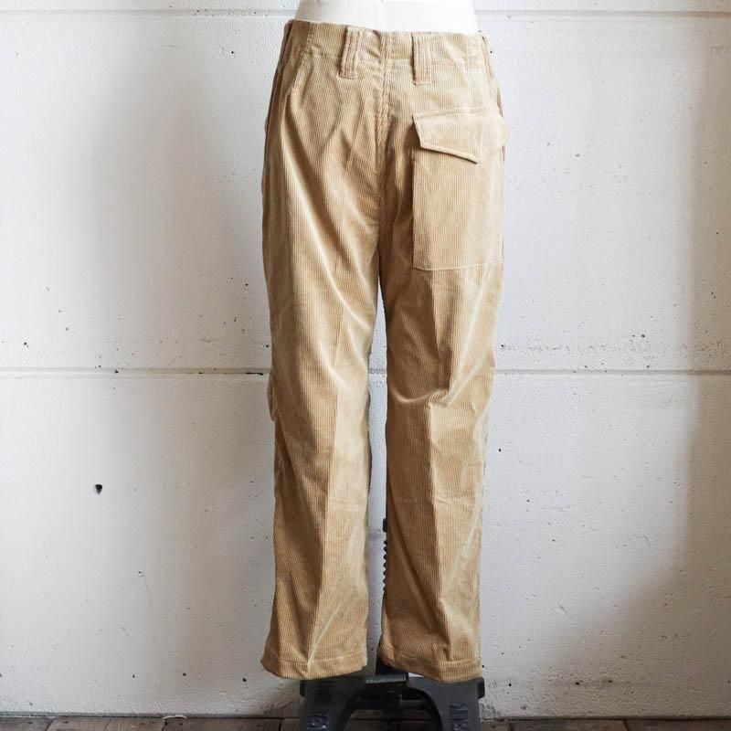 Corduroy Trousers Beige