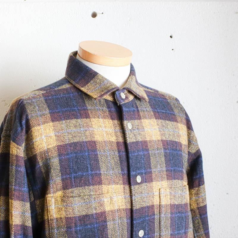 Flannel Shirt JacketBrown