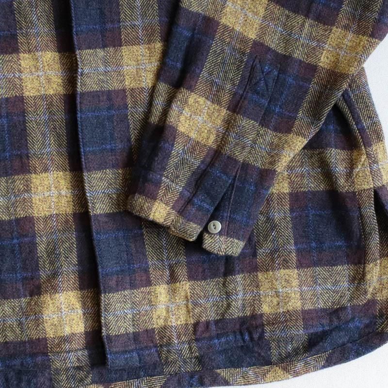 Flannel Shirt JacketBrown