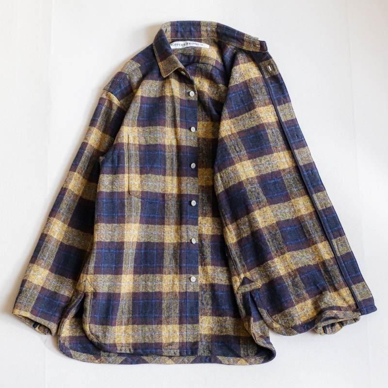 Flannel Shirt JacketBrown