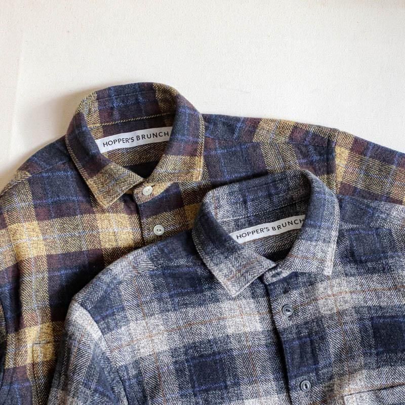 Flannel Shirt JacketGrey