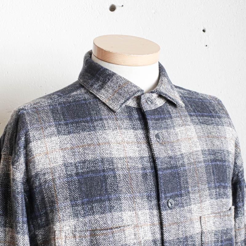 Flannel Shirt JacketGrey