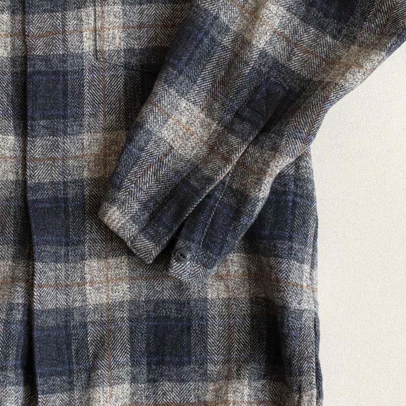 Flannel Shirt JacketGrey