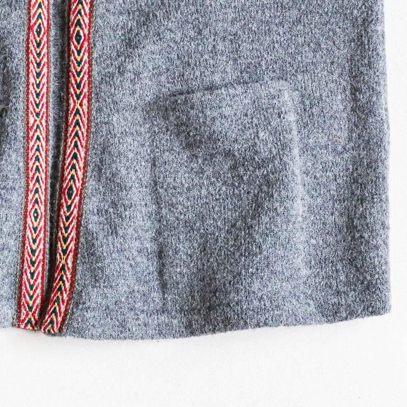 1B Alpaca CardiganGrey    UncleSam Special 