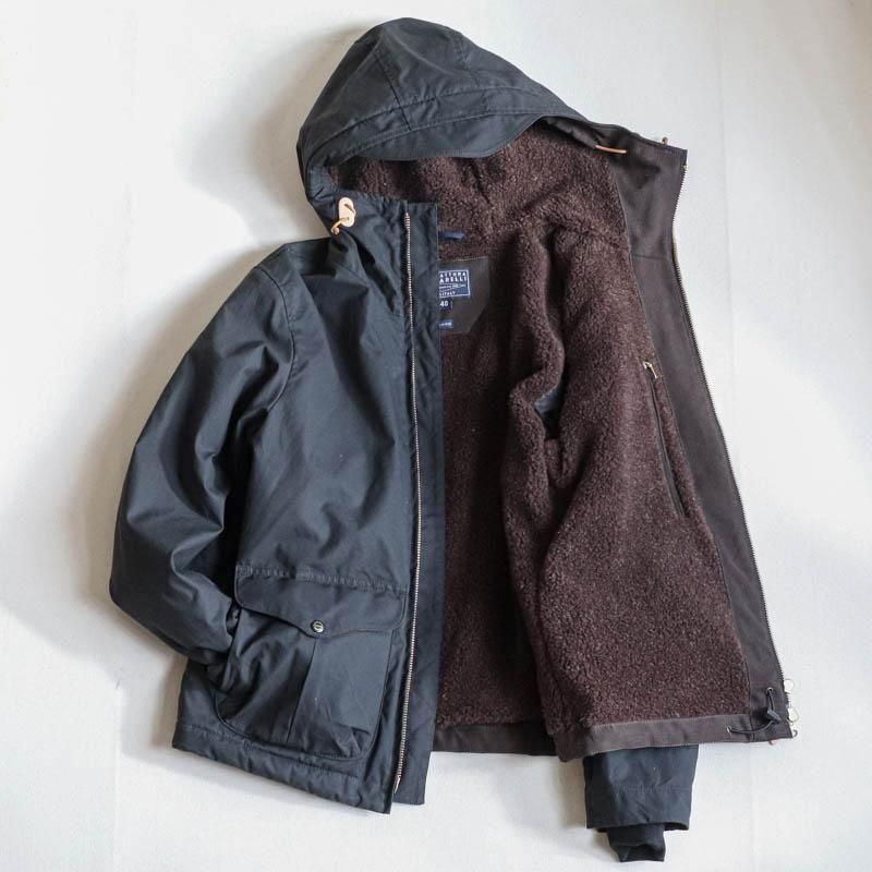 BLAZER COAT Fleece Wool LiningBlack

