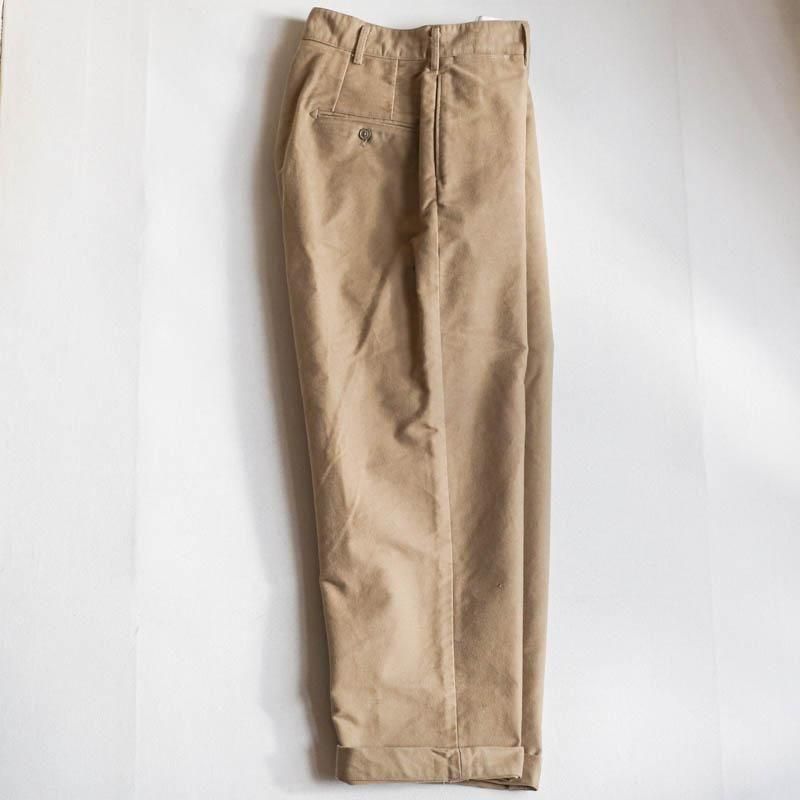Chino PantCotton moleskin Camel