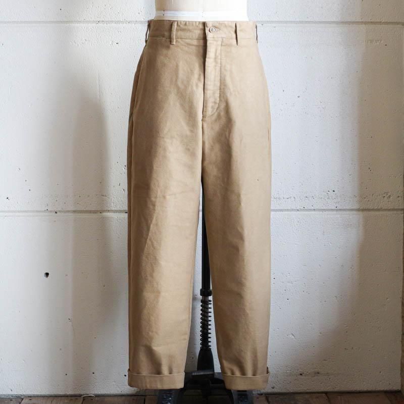 Chino PantCotton moleskin Camel