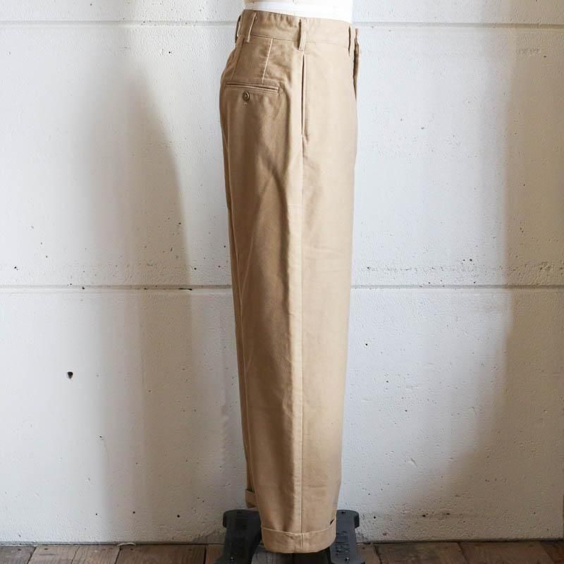 Chino PantCotton moleskin Camel